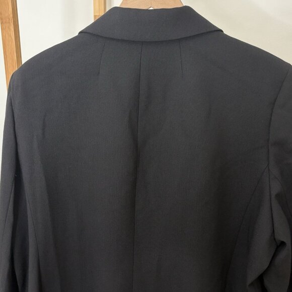 J.Crew Willa Italian City Wool Blazer Jacket Plus Size 20 Black BK020 - Picture 10 of 13